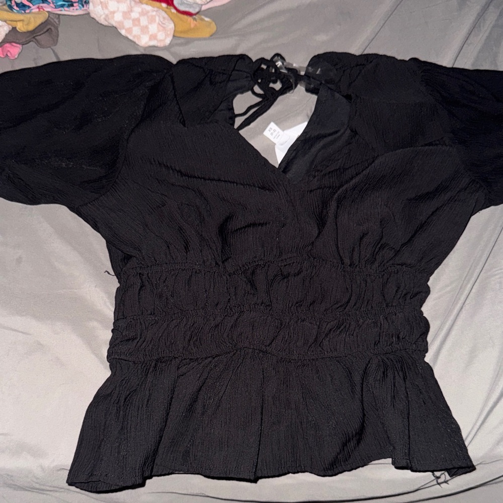 Elegant Black Women's Top